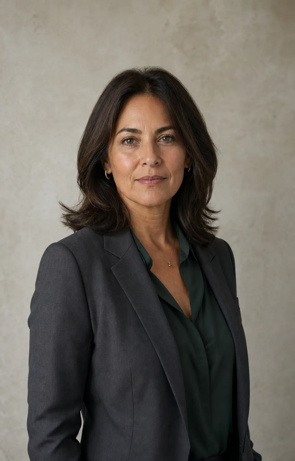 Portrait of Mara Ellison, fictional Chief Executive Officer